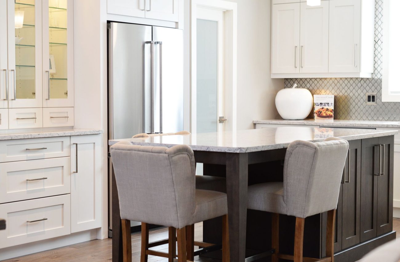 A kitchen refresh for £1,160: painted doors, new worktop, same layout