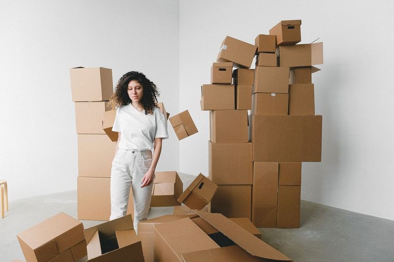 Helping my sister move into her first rented flat
