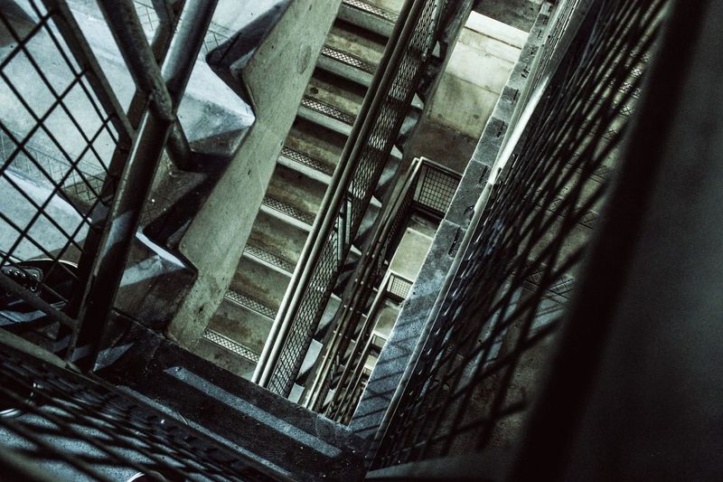 Painting the stairs and landing without trapping ourselves upstairs
